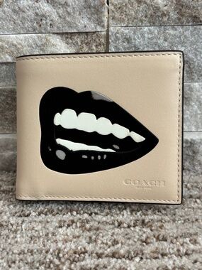 Coach x Tom Wesselmann Men’s Double Billfold Wallet - Rare